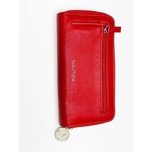 New Nautica Women’s RFID Wallet  Red